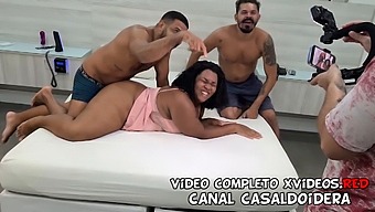 A Young Brazilian Black Woman Has Sex With Her Stepbrothers