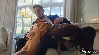 Beautiful Brunette Gets Her Ass Pounded In A Hardcore Anal Scene
