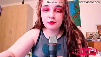 Asmr: Chubby Teen Girl Eating Chips And Masturbating