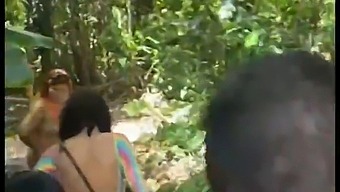 Group Fun On A Beach: A Wild Party