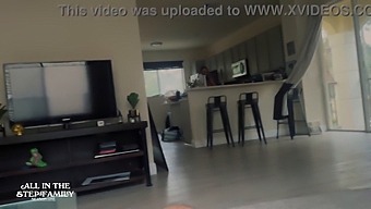 Stepmom Gets Fucked By Stepson In Threesome