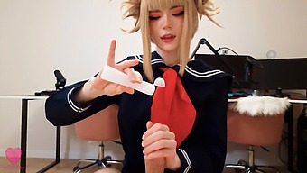 Kaunis Himiko Toga League Of Villainsista Nauttii Siitä, Että Häntä Pannaan Ja Peitetään Spermalla