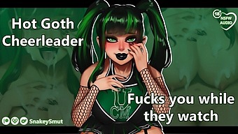 Sensual Goth Cheerleader Gives A Mind-Blowing Blowjob In This Amateur Video