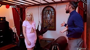 American College Girl Fulfills Stepdad'S Kinky Basement Desires
