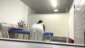 Latina Nurse With Big Natural Tits Records Fat Patient'S Encounter