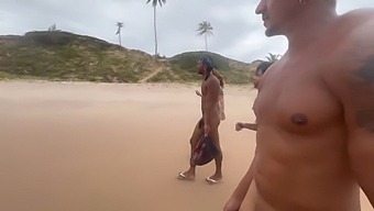 My Girlfriend And I Visited The Beach For A Day Of Nudity, Exploring Our Sexuality